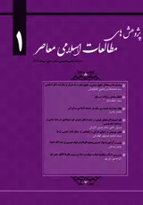 پوستر ماهنامه پژوهش های مطالعات اسلامی معاصر