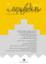 پوستر فصلنامه مطالعات فرهنگی و ارتباطات