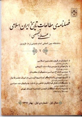 پوستر فصلنامه علمی تخصصی مطالعات تاریخ ایران اسلامی