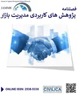 پوستر فصلنامه پژوهش های کاربردی مدیریت بازار