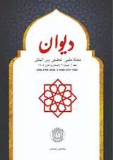 پوستر مجله بین المللی علوم اسلامی دیوان