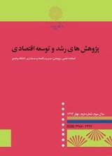 پوستر فصلنامه پژوهش های رشد و توسعه اقتصادی