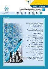 پوستر فصلنامه برنامه ریزی رفاه و توسعه اجتماعی