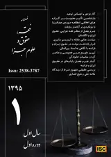 پوستر فصلنامه فقه، حقوق و علوم جزا