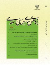 پوستر فصلنامه پژوهش های اجتماعی اسلامی