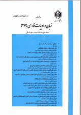 پوستر دوفصلنامه زبان و ادبیات فارسی