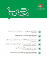 پوستر فصلنامه اندیشه سیاسی در اسلام