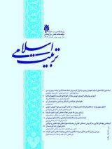 پوستر دوفصلنامه تربیت اسلامی