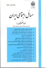 پوستر مجله مسائل اجتماعی ایران
