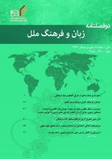 پوستر دوفصلنامه زبان و فرهنگ ملل