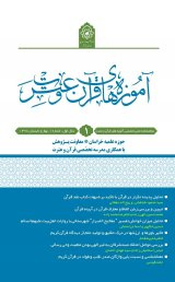 پوستر دوفصلنامه آموزه های قرآن و عترت