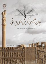 پوستر دوفصلنامه زبانشناسی گویشهای ایرانی