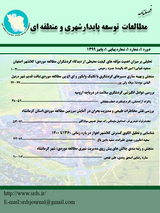 پوستر فصلنامه مطالعات توسعه پایدار شهری و منطقه ای