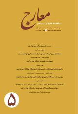 پوستر دوفصلنامه علوم قرآن و تفسیر معارج